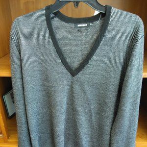 Antony Morato v-neck pullover sweater XXL Black & white